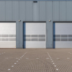 Insulated Overhead Sectional Door normal / full vision - manufacturer , Surat