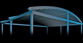 Automatic Retractable Fabric Roof - Earth Control Systems, Surat